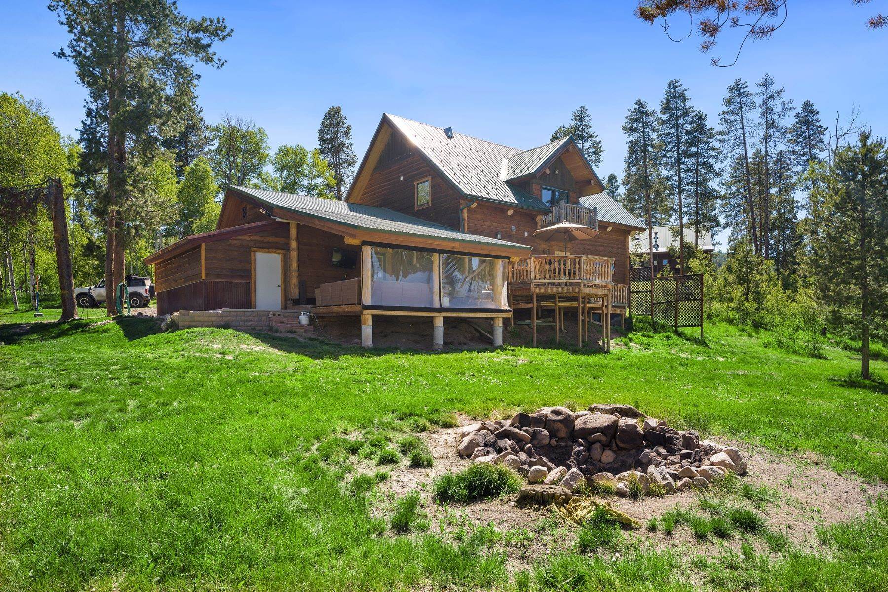 Single Family Homes for Sale at The Ultimate Mountain Home 32451 Ute Trail Oak Creek, Colorado 80467 United States